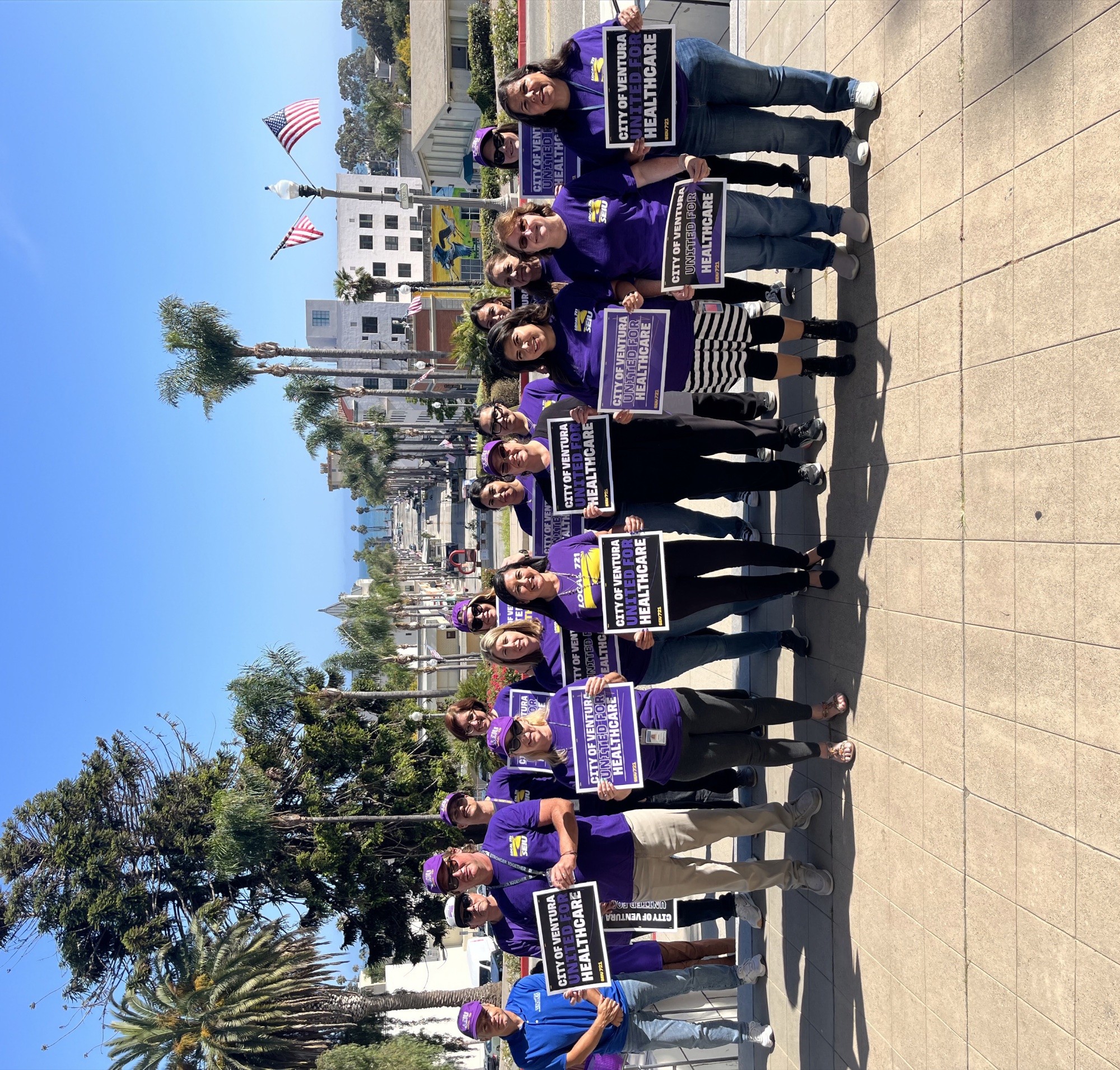 SEIU 721 Ventura city workers speaking at council chambers
