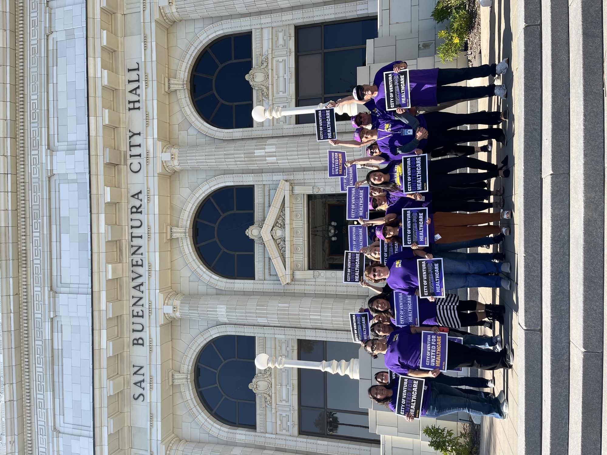 City of Ventura SEIU 721 members after winning their contract