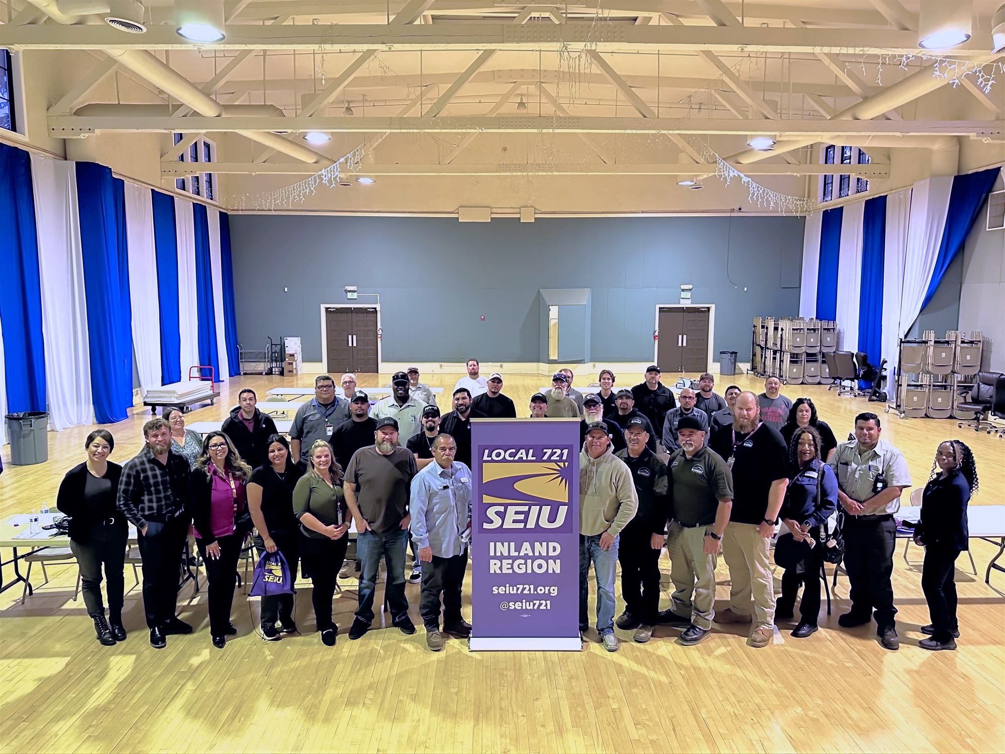 City of Beaumont SEIU 721 members celebrating contract ratification