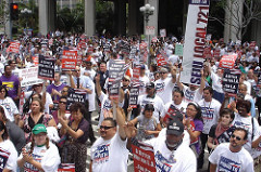 LA City Workers Rally