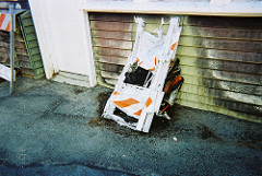 Melted barricade