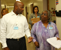 MLK MACC RN Marilyn Haywood with Isadore Hall 200 px