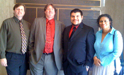 Social Workers testify at the Board of Supervisors.