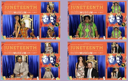 Juneteenth photo booth pictures
