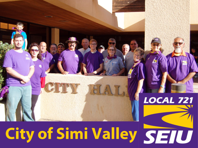 City of Simi Valley Members Win a New Contract! SEIU Local 721