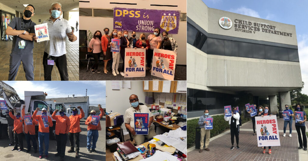 Heroes Pay for LA County members? Or a slap in the face? SEIU Local 721