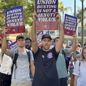LMU - faculty union rally - 9.16.25