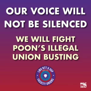 LMU - union busting NTTs