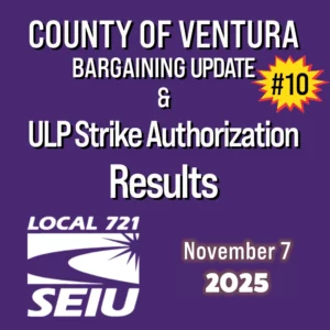 Ventura County Bargaining update