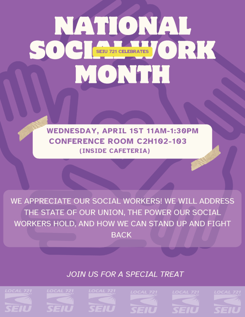 INVITATION TO NATIONAL SOCIAL WORK MONTH CELEBRATION AT L.A. GENERAL HOSPITAL ON APRIL 1, 2026